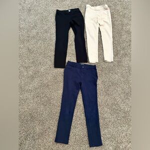 Kids Black, Cream, and Blue Jeans, get all three pair!